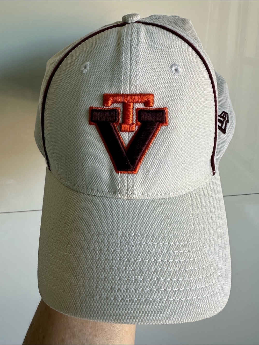 Virginia Tech Vault Logo New Era Fitted Hat Cap Hokies Large/Extra Large